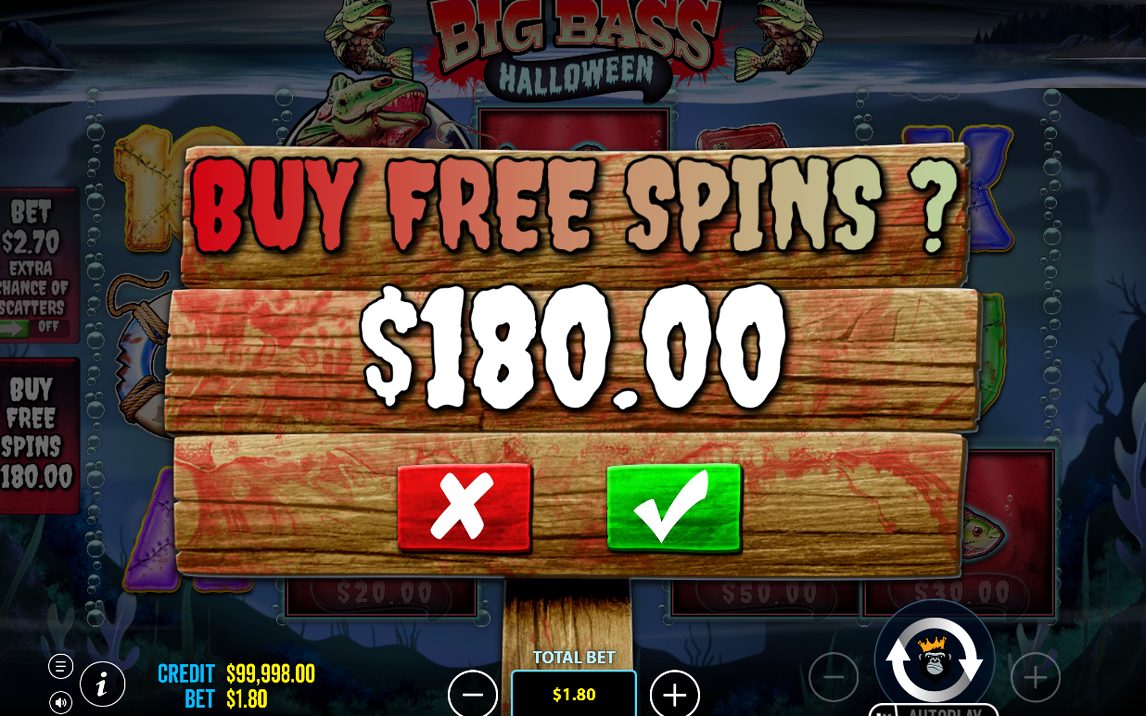 Scatter symbols on the 5x3 grid that start Free Spins