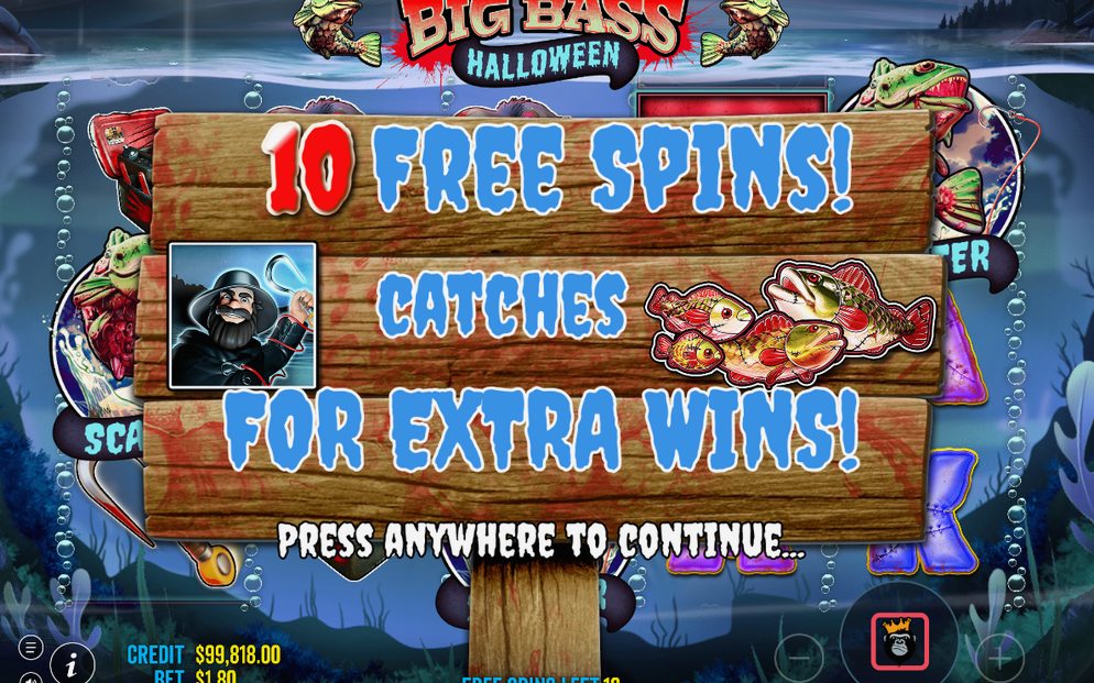 Free Spins with a retrigger and MONEY values collected
