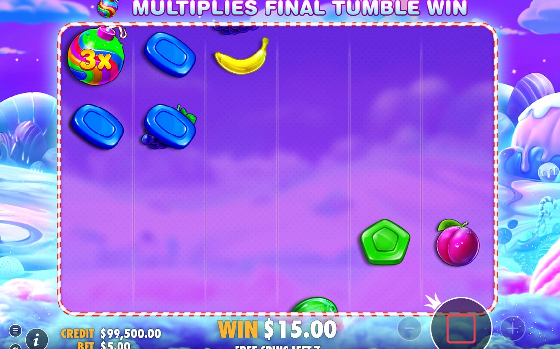 Another Free Spins round on the 6x5 grid