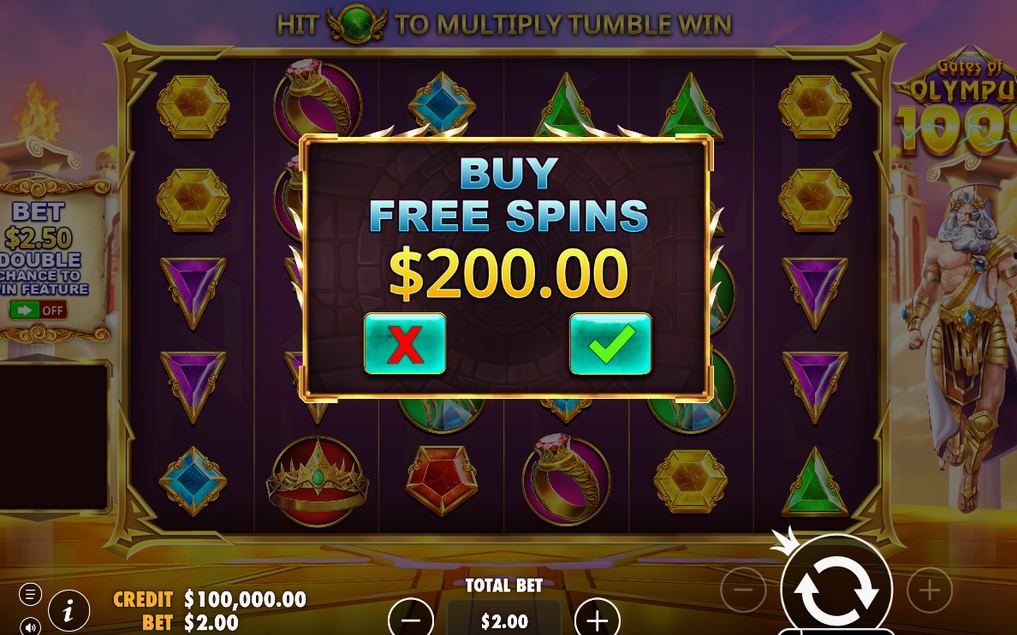 Double Chance with extra Scatter symbols on special reels